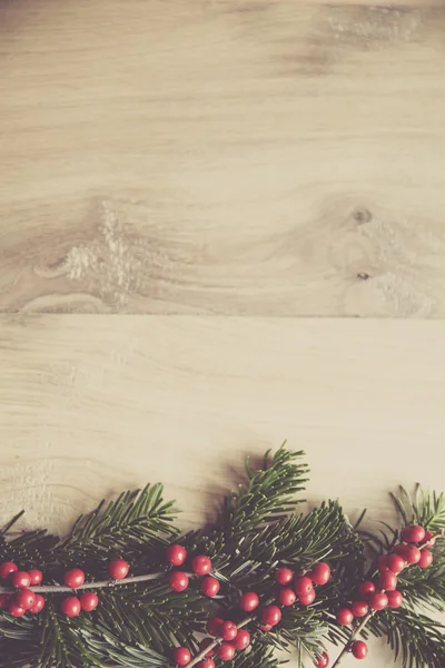 Vánoční dekorace holly — Stock fotografie