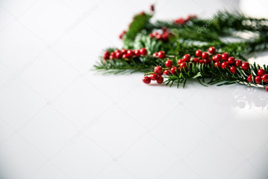 christmas holly decoration