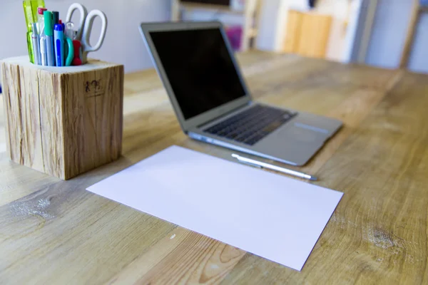 Neourban Hipster Büro Desktop — Stockfoto