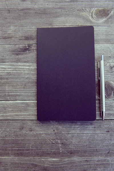 Notebook branco limpo — Fotografia de Stock