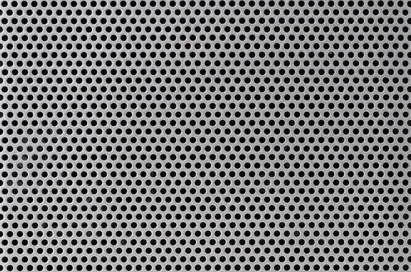 Hål rutnät grå färg mönster närbild Stockbild