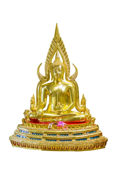 Buddha-Statue auf weißem Hintergrund — Stockfoto