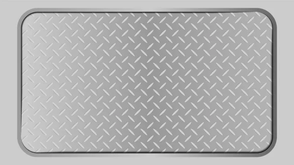 Silber Metall Stahl Hintergrund Textur Vektorillustration — Stockvektor