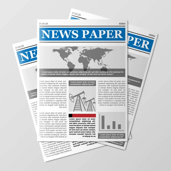 Στοίβα Εφημερίδων Περιοδικό World News Σωρός Χαρτιού Σωρός Περιοδικών Διανυσματική — Διανυσματικό Αρχείο