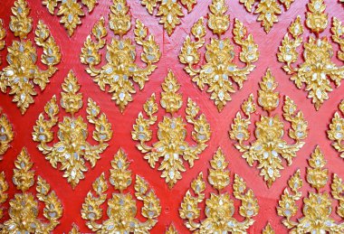 Tayland sanat desen Tapınağı Duvar