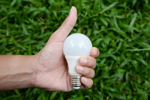 Ampoule LED - Économisez la technologie d'éclairage — Photo