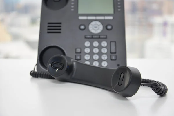 Telefono IP - Telefono dell'ufficio — Foto Stock