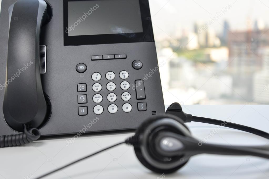 IP Phone with Headset