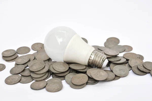 LED Bulb - Saving energy — Stock Photo, Image