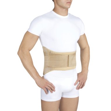 Lumbar Orthopedic corset, Back Braces clipart