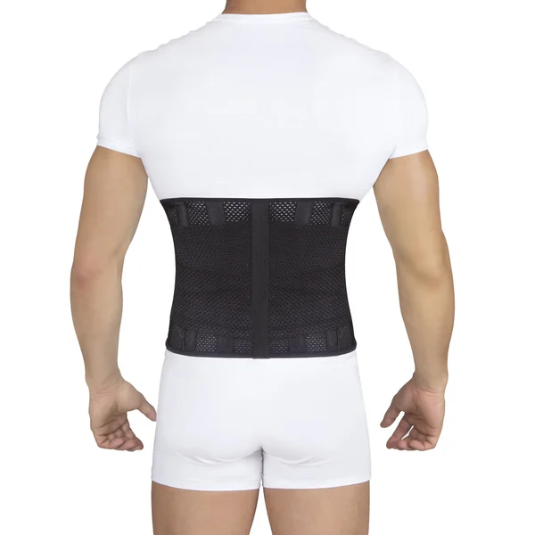 Corsé ortopédico lumbar, tirantes traseros — Foto de Stock