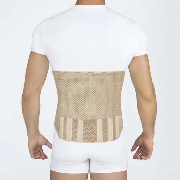 Corsé ortopédico lumbar, tirantes traseros — Foto de Stock