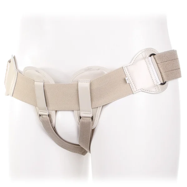 Hernia Surgery. Post - operative Orthopedic Brace — Stock Image Hernia Surgery. Post - operative Orthopedic Brace Stock Picture