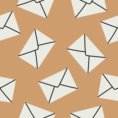 Zarfsız bir vektör deseninde harf