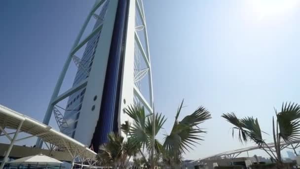 Burj Al Arab in Dubai — Stock Video