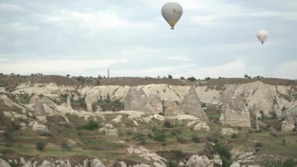 Horkovzdušný balón jízda — Stock video