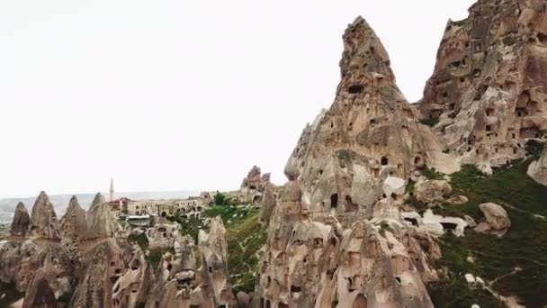 Selime en Ihlara vallei in Cappadocië — Stockvideo