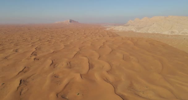 사막의 무인 항공기 시야 — 비디오