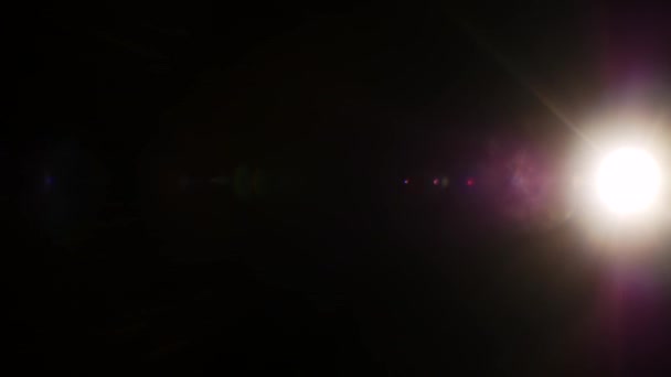 夜の街路灯の動き — ストック動画