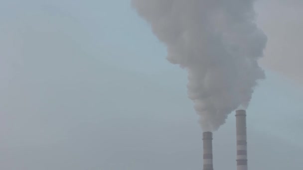 Contaminación atmosférica por humo — Vídeos de Stock