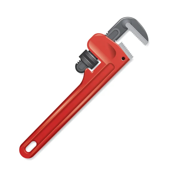 Pipe Wrench — Stock Vector