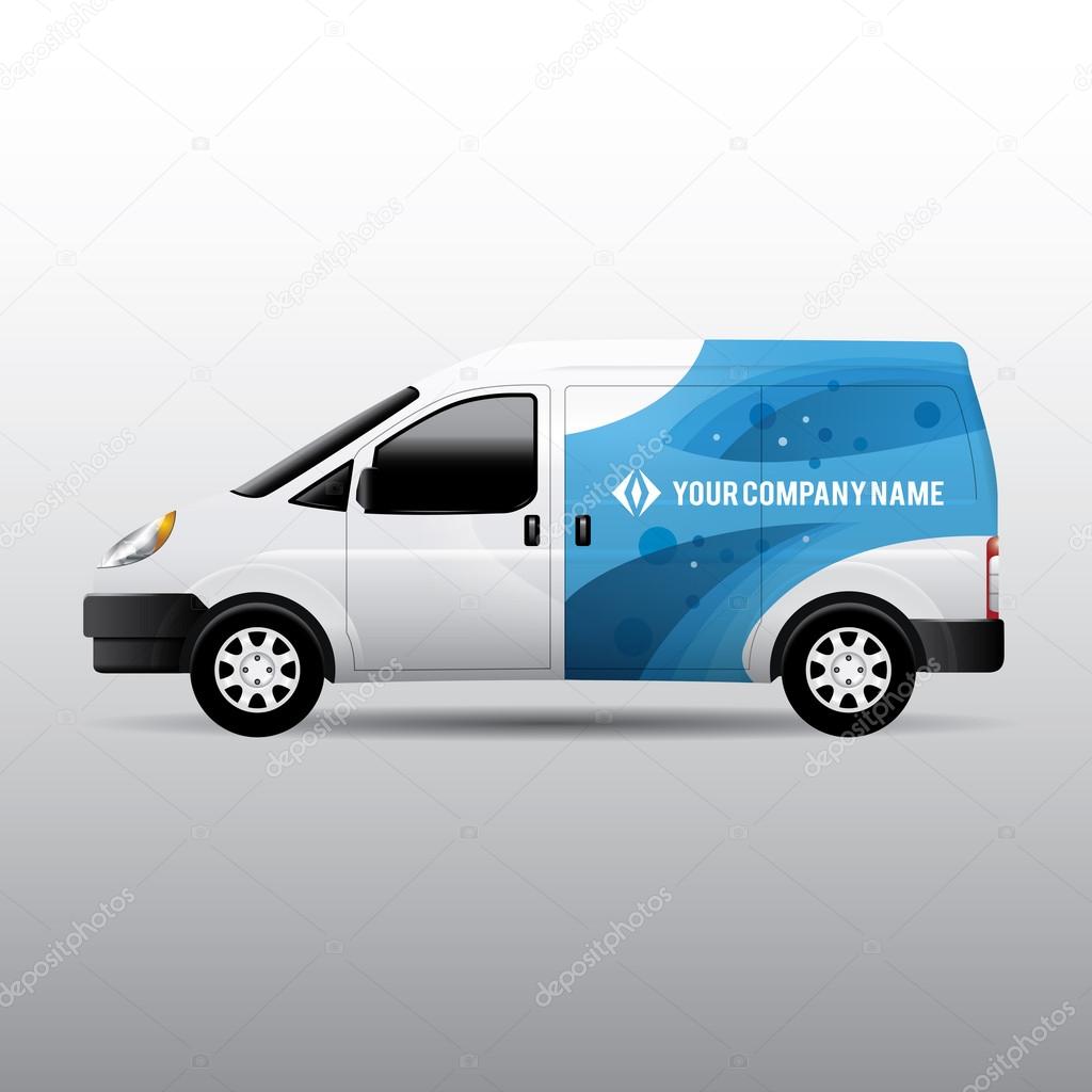 Delivery Van - Advertisement and Corporate Identity Design