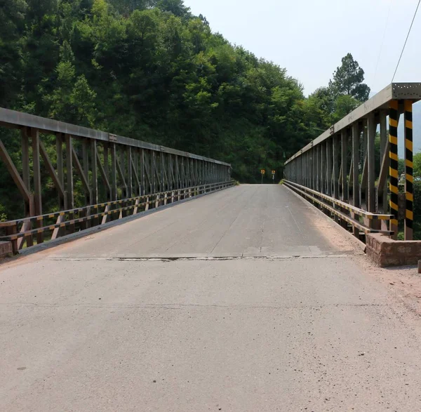 Beautiful hand Made Steel Bridge in Kashmir