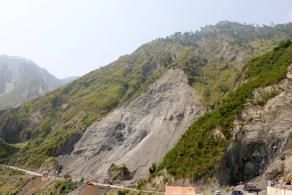 Montagne Glissement Terrain Cachemire — Photo