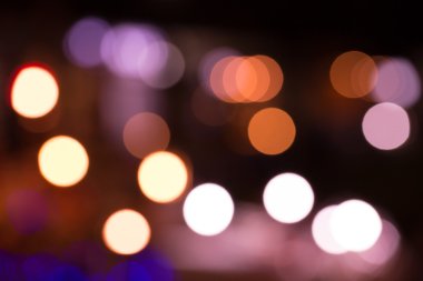 gece ışık bokeh arka plan bulanıklık