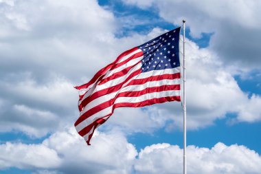 Rüzgar stok fotoğraf ABD bayrağı