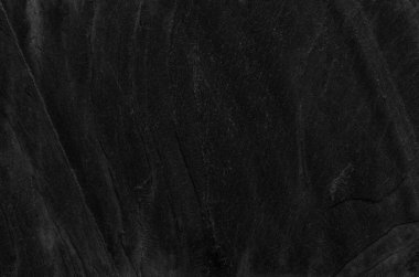 Siyah kaya dokusu. Duvar kağıdı dekoratif tasarımı için kopyalama alanı olan karanlık taş arkaplan.