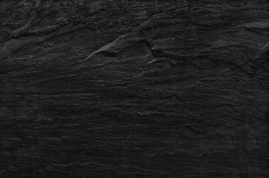 Çatallı kaya dokusu. Duvar kağıdı dekoratif tasarımı için kopyalama alanı olan siyah taş arkaplan.