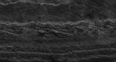 Fotokopi alanı olan koyu gri taş arka plan. Duvar kağıdı dekoratif tasarımı için taş desenli siyah grunge afişi.