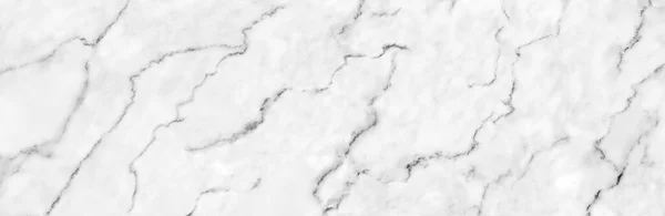 Panorama Witte Marmeren Stenen Textuur Voor Achtergrond Luxe Tegels Vloer — Stockfoto