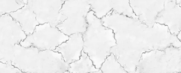 Panorama Natural White Marble Stone Texture Background Luxurious Tiles Floor — Stock Photo, Image