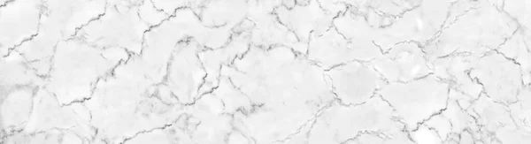Panorama Textura Pedra Mármore Branco Natural Para Fundo Azulejos Luxuosos — Fotografia de Stock