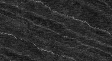 Fotokopi alanı olan siyah çizgili mermer taş arka plan. Kaya desenli siyah grunge bayrağı.