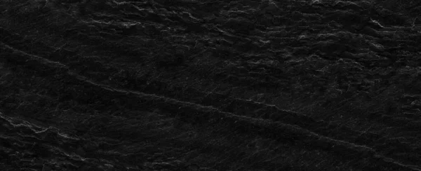 Panorama Siyah Kaya Arka Planı Koyu Gri Taş Dokusu Siyah — Stok fotoğraf