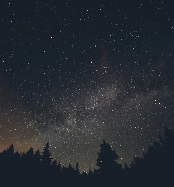 Cielo estrellado sobre Breckenridge Colorado — Foto de Stock