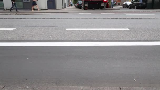 Подорож Велосипедній Доріжці Копенгагені — стокове відео