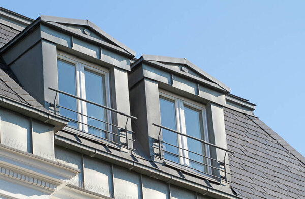 dormer pair on rooftop