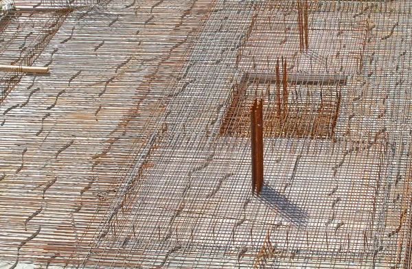 Reinforcement Ceiling Construction Site — Stock Photo, Image