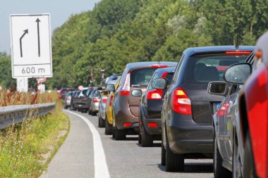 Almanya 'da otoyol sıkışıklığı