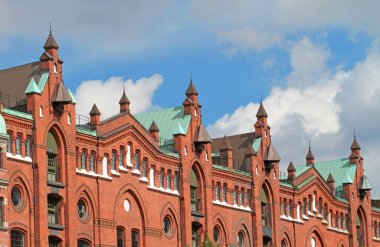 Hamburg 'daki tarihi depo bölgesi