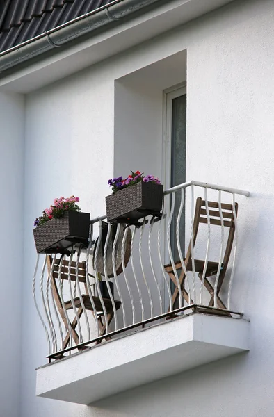 Tiny Balcony Chairs Royalty Free Stock Photos