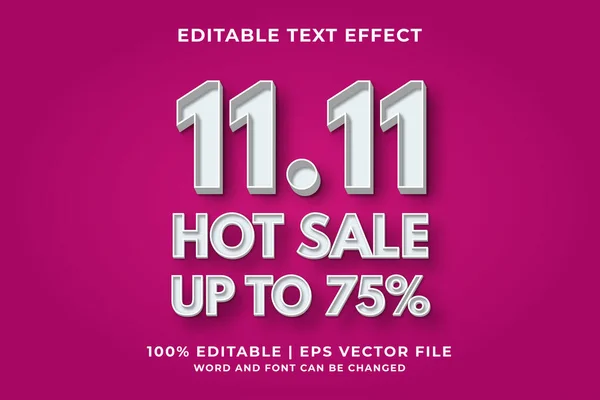 Edytowalny Efekt Tekstowy Gorąca Sprzedaż Szablon Wektor Premium — Wektor stockowy