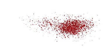 Kırmızı biber tozu dağılıyor. Acı baharat, kırmızı biber, kırmızı biber. Beyaz arkaplanda izole edilmiş gerçekçi vektör illüstrasyonu