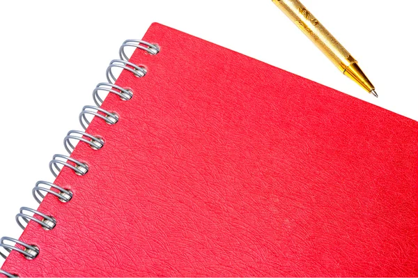 Livre de notes rouges — Photo