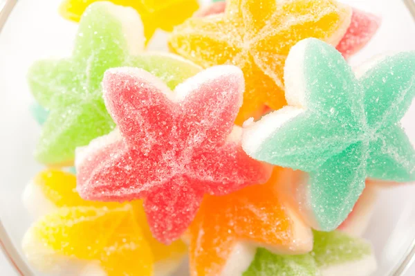 Jelly candies star shape — Stock Photo, Image