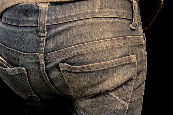 Man wearing jeans — Stock Photo, Image